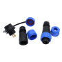 Conector impermeable SP1310/SP1311 IP68, hasta 9 pines