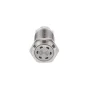 Sonerie din oțel inoxidabil cu diametrul de 21 mm. Diametrul orificiului de montare 19 mm.
