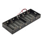 Praktický plochý bateriový box pro 10 kusů AA baterií 15V