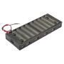 Praktický plochý bateriový box pro 10 kusů AA baterií 15V