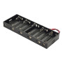 Praktický plochý bateriový box pro 10 kusů AA baterií 15V