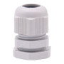White Plastic Cable Gland - M Thread, IP68 Waterproof