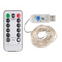 Řetěz LED 10m, USB 5V, teplá bílá