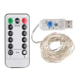 LED Drop Chain 10m with USB and IR Remote