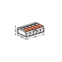 Wago COMPACT 221-615, 5-pin Connector