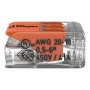 Wago COMPACT 221-613 3-pin forbindelsesklemme, 4,0mm²