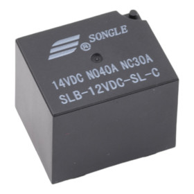 Relais SLB-12VDC-SL-C, 12 V CC/14 V CC NC-30A, NO-40A, AMPUL.eu