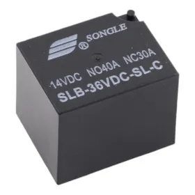 Relay SLB-36VDC-SL-C, 36V DC/14V DC NC-30A, NO-40A, AMPUL.eu