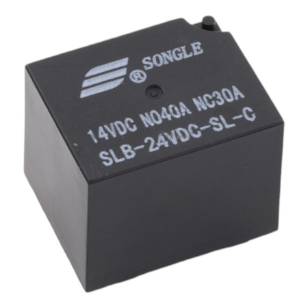 Relay SLB-24VDC-SL-C, 24V DC/14V DC NC-30A, NO-40A, AMPUL.eu
