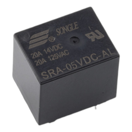 Relay SRA-05VDC-AL, 5V DC/14V DC 20A, AMPUL.eu