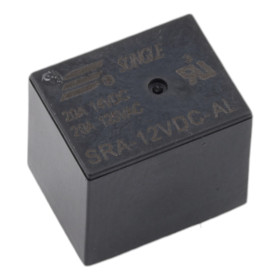Relej SRA-12VDC-AL, 12V DC/14V DC 20A, AMPUL.eu