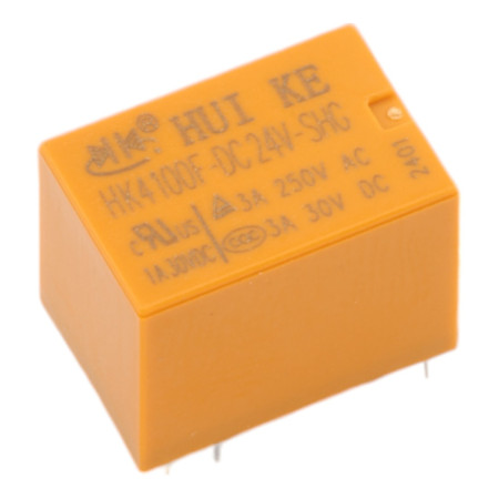 Releu HK4100F-DC24V-SHG, 24V DC/250V AC, 3A, IP65, 6 pini