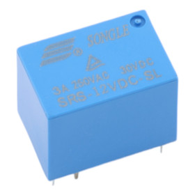 Przekaźnik SRS-12VDC-SL, 12V DC/250V AC, 30V DC 3A, AMPUL.eu