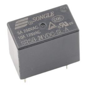 Rele SRSB-24VDC-SL-A, 24V DC/250V AC 5A, AMPUL.eu