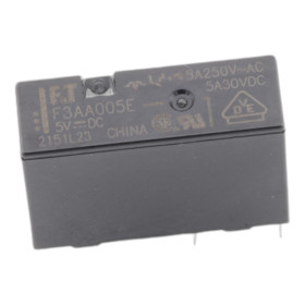 F3AA005E relé, 5V DC/277V AC, 30V DC 3A, AMPUL.eu