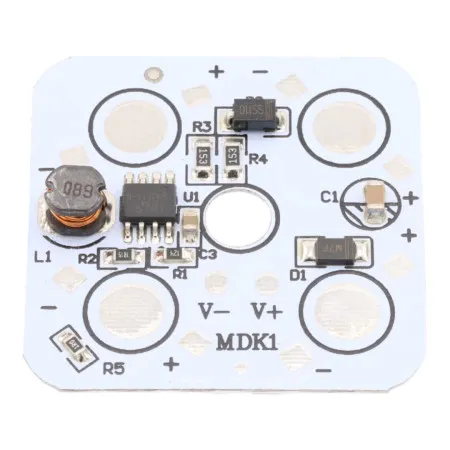 PCB avec source d'alimentation pour 4x 1W, 3W LED, 12-80V