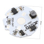 Printkort til 1W, 3W LED, 12-24V, Ø30mm