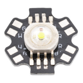 Diodă LED SMD 1W RGBW pe o placă PCB de 20 mm, AMPUL.eu