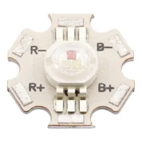 Diodo LED RGB SMD da 3 W su scheda PCB da 20 mm, AMPUL.eu