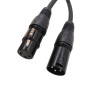 XLR mikrofonkabel hane/hona för ljud – DMX512