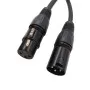 XLR-mikrofonikaapeli uros/naaras, DMX512, AMPUL.eu