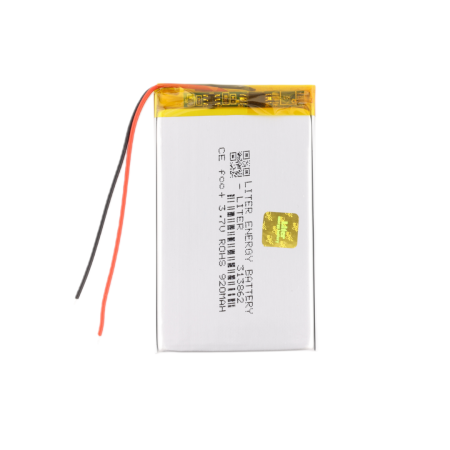 Batterie Li-Pol 920mAh 3,7V modèle 313862 avec sécurité intégrée