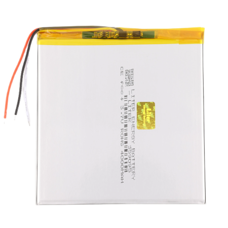 Li-Pol 4000mAh 3,7V batteri med 3 ledninger