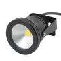 LED Spotlight wodoodporny czarny 12V, 10W, ciepła biel, AMPUL.eu
