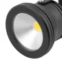 LED Reflektor vodotesný čierny 12V, 10W, teplá biela, AMPUL.eu