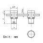 LED-Blinker AD16-22D/S, für Lochdurchmesser 22mm, AMPUL.eu