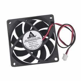 Blæser 70x70x15 mm, 24V DC, XH2.54 - 2Pin, AMPUL.eu