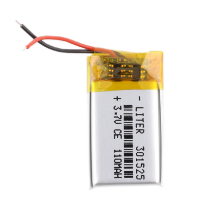 Batteria Li-Pol 110mAh 3,7V 301525 per dispositivi elettronici