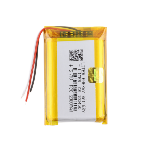 Li-Pol battery 2000mAh, 3.7V, 103450, 3 wires, AMPUL.eu