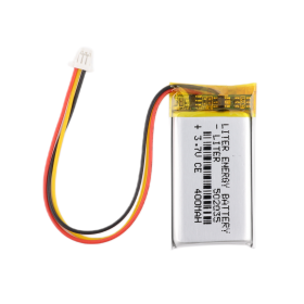 Batería Li-Pol 400mAh, 3.7V, 502035, JST SH1 - 3 pines, AMPUL.eu
