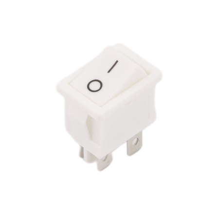 Interruttore basculante rettangolare KCD1-201-4 bianco 250V/6A