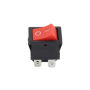 Interruttore basculante KCD1-201-4 rosso 250V/6A