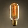 Bec retro Edison O1 40W, soclu E27, alb cald