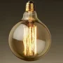 Ampoule rétro design Edison O2 40W diamètre 80mm, douille E27