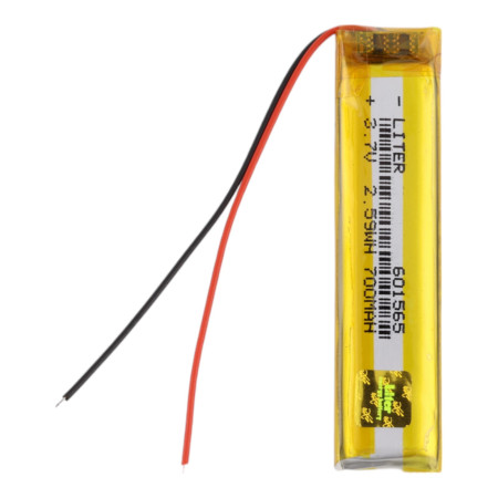 Batterie lithium-polymère 700mAh 3,7V modèle 601565