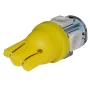 Gniazdo LED 5x 5050 SMD T10, W5W żółte 24V