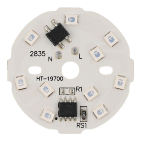 LED modul kerek 3W, ⌀34mm, több színű
