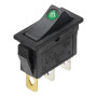 Rectangular rocker switch with indicator light KCD3, ON-OFF