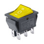 Kolébkový vypínač KCD4 s podsvícením ON-OFF-ON 250V