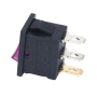Rectangular rocker switch with backlight, KCD1