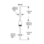 Gleichrichterdiode HER107 im DO-41 Gehäuse