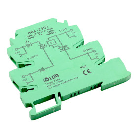 Relais SSR MRA-23D2, 230V AC/ 2A, sur rail DIN, AMPUL.eu