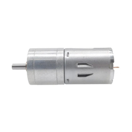 Egyenáramú motor GA25-370 fogaskerékkel, 25 mm, 2,4 W