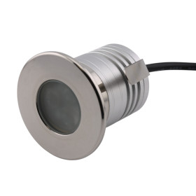 Wodoodporna mini lampa sufitowa LED 3W, stal nierdzewna | AMPUL.eu
