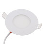 Plafonnier LED pour plaque de plâtre, circulaire, 3W, jour