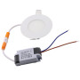 Plafonnier LED pour plaque de plâtre, circulaire, 3W, jour